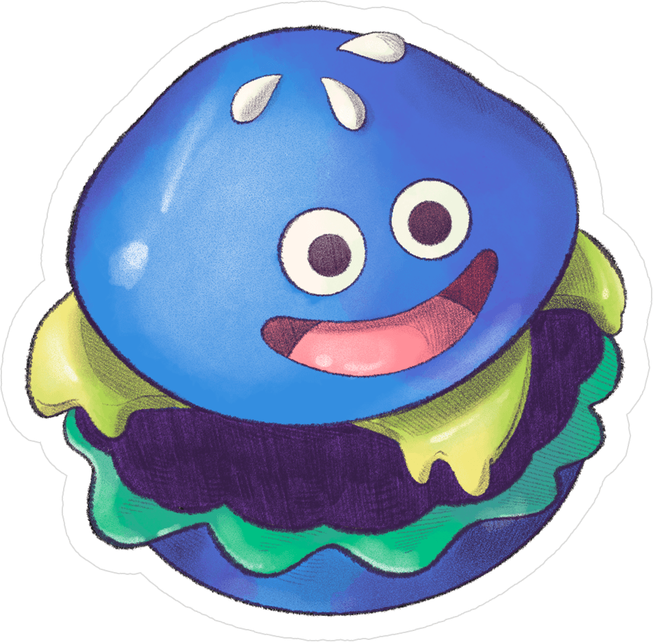 Furry Grumps - Rare Slimeburgie Sticker