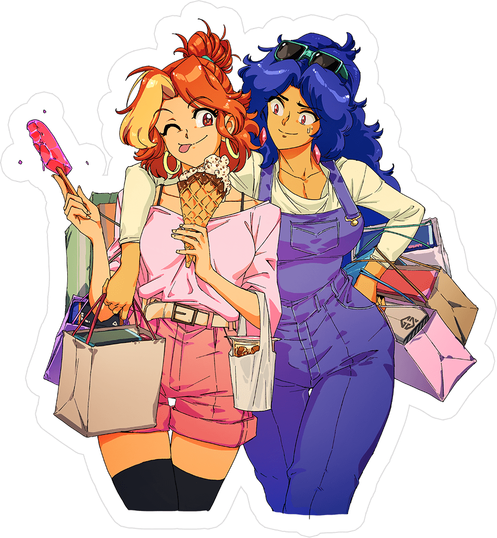 Game Gyaru - Shopping Sticker