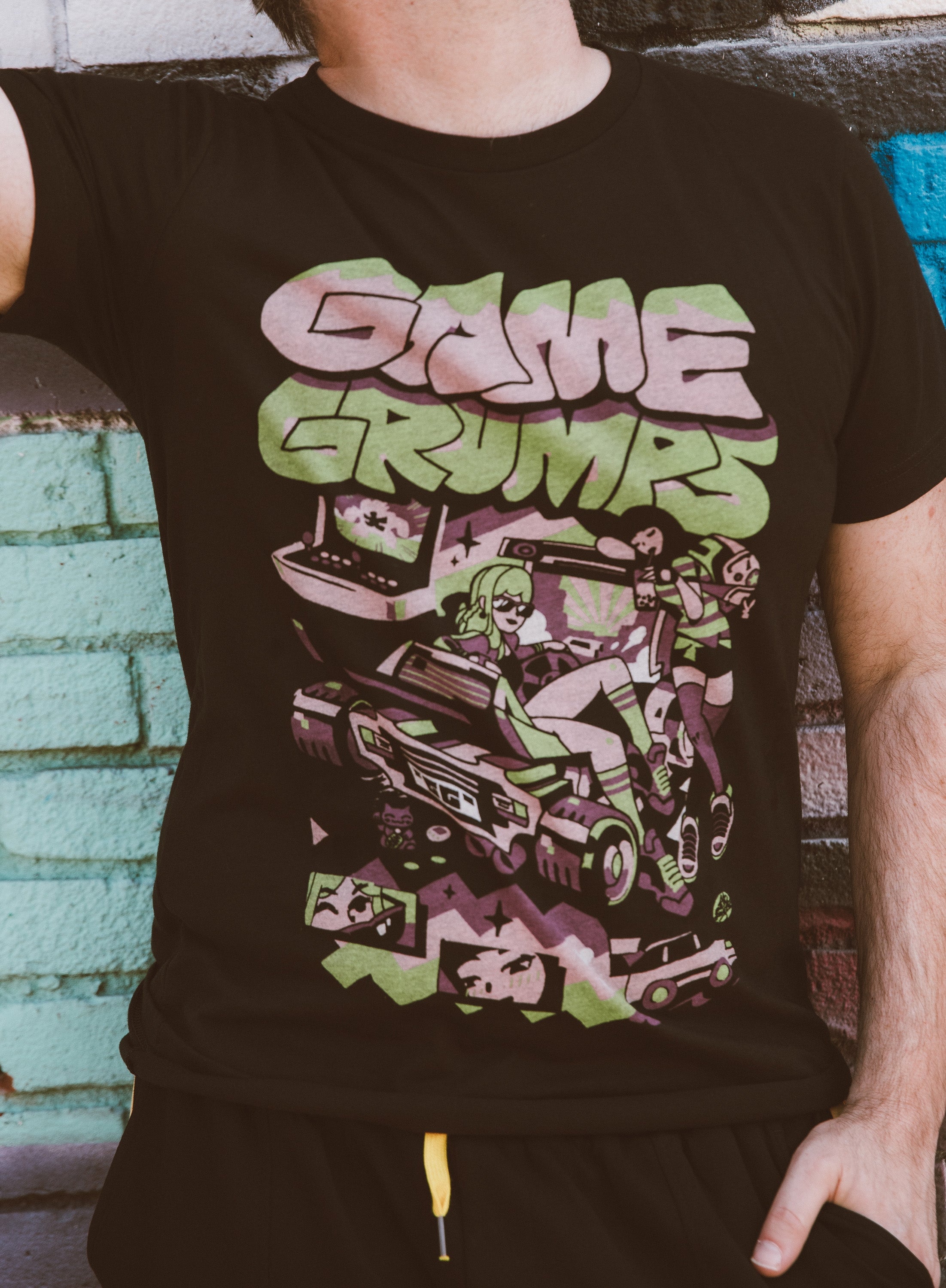 Game Grumps - Arcade Round 3 Unisex Tee - Black Version