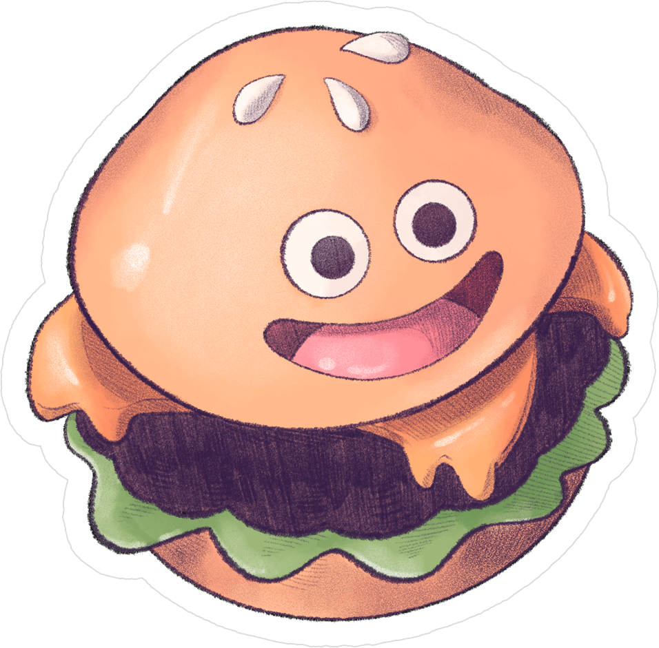 Furry Grumps - Slimeburgie Sticker