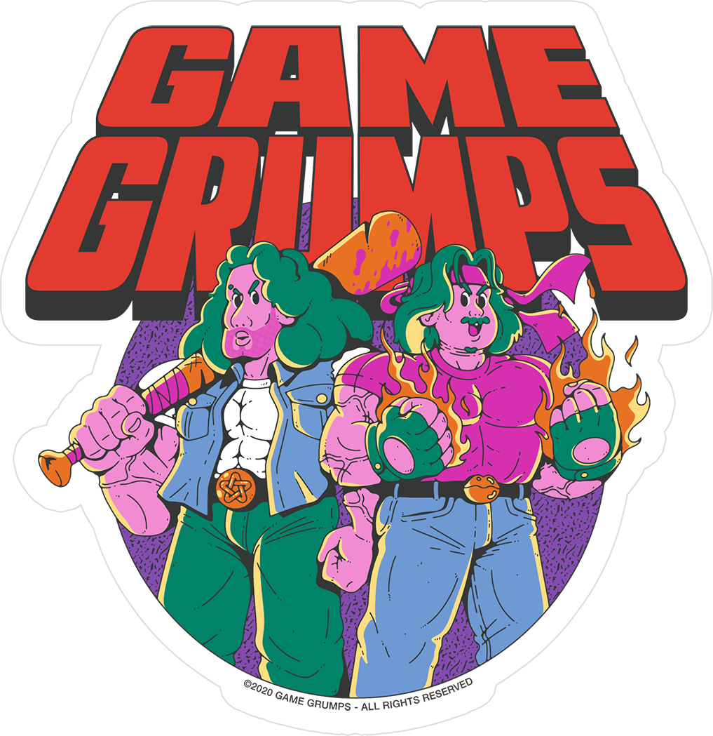 Game Grumps - Beat 'Em Up Sticker