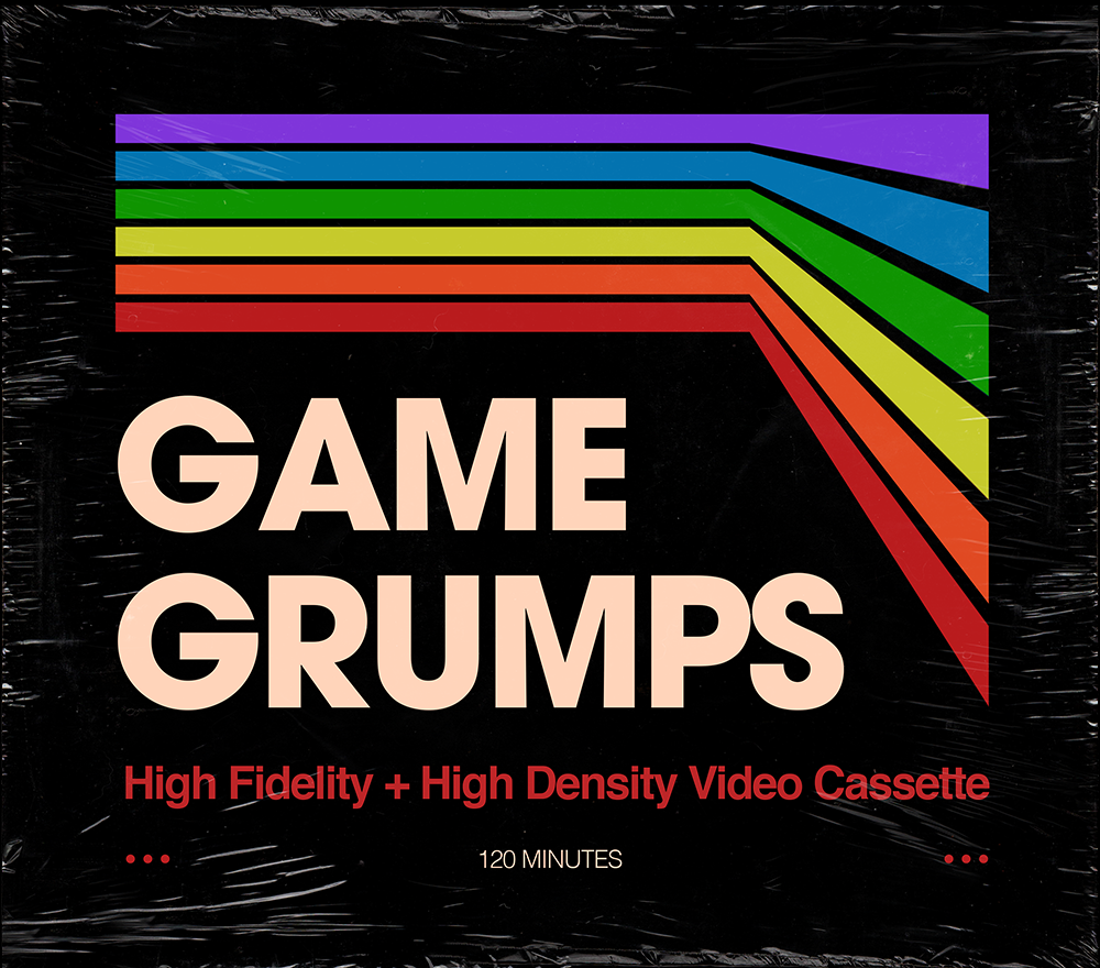 Game Grumps - Game Grumps VHS Label Sticker