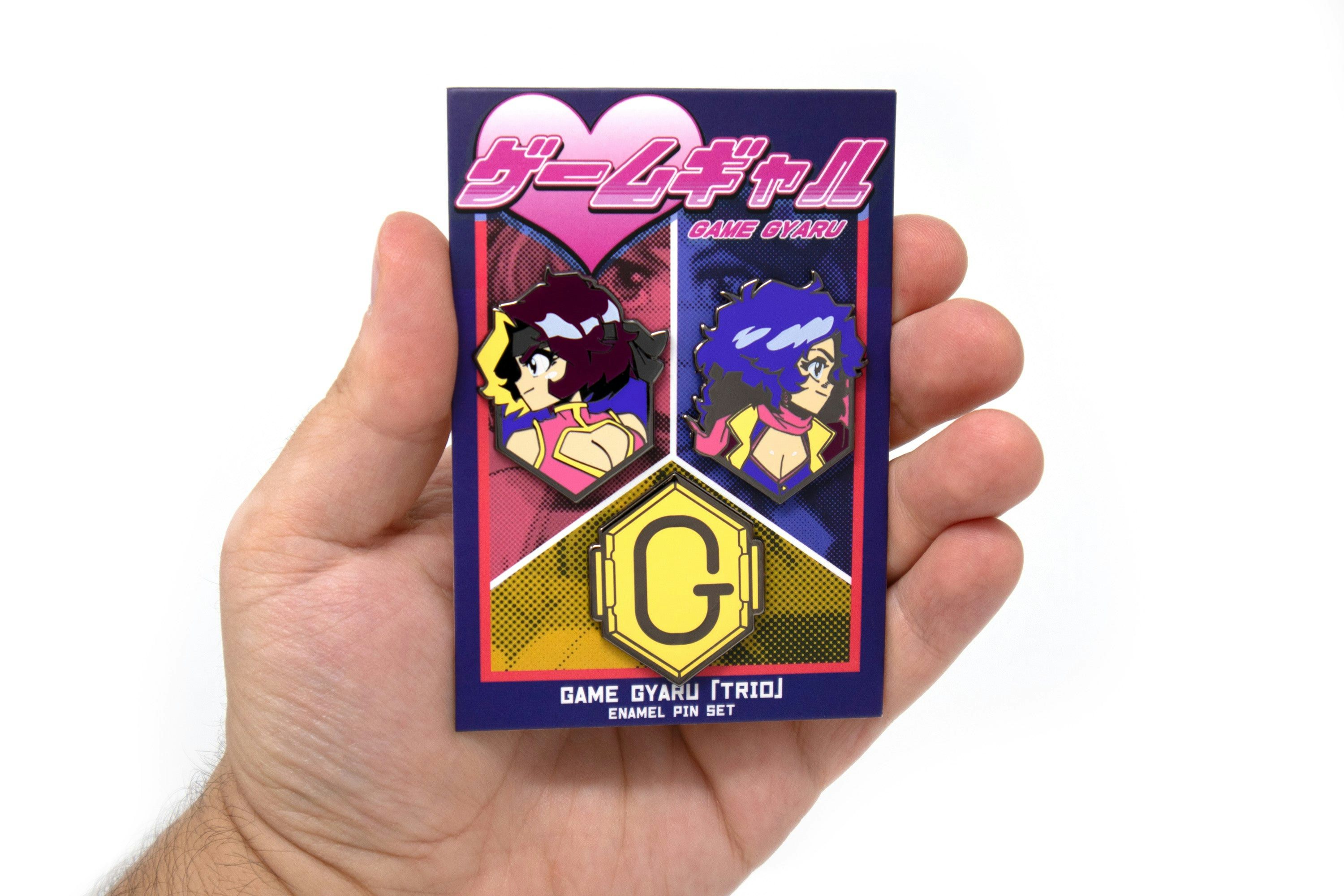 Game Gyaru - Trio Enamel Pin Set