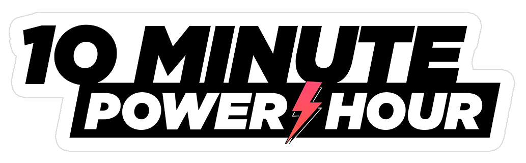 The Ten Minute Power Hour - TMPH Logo Sticker