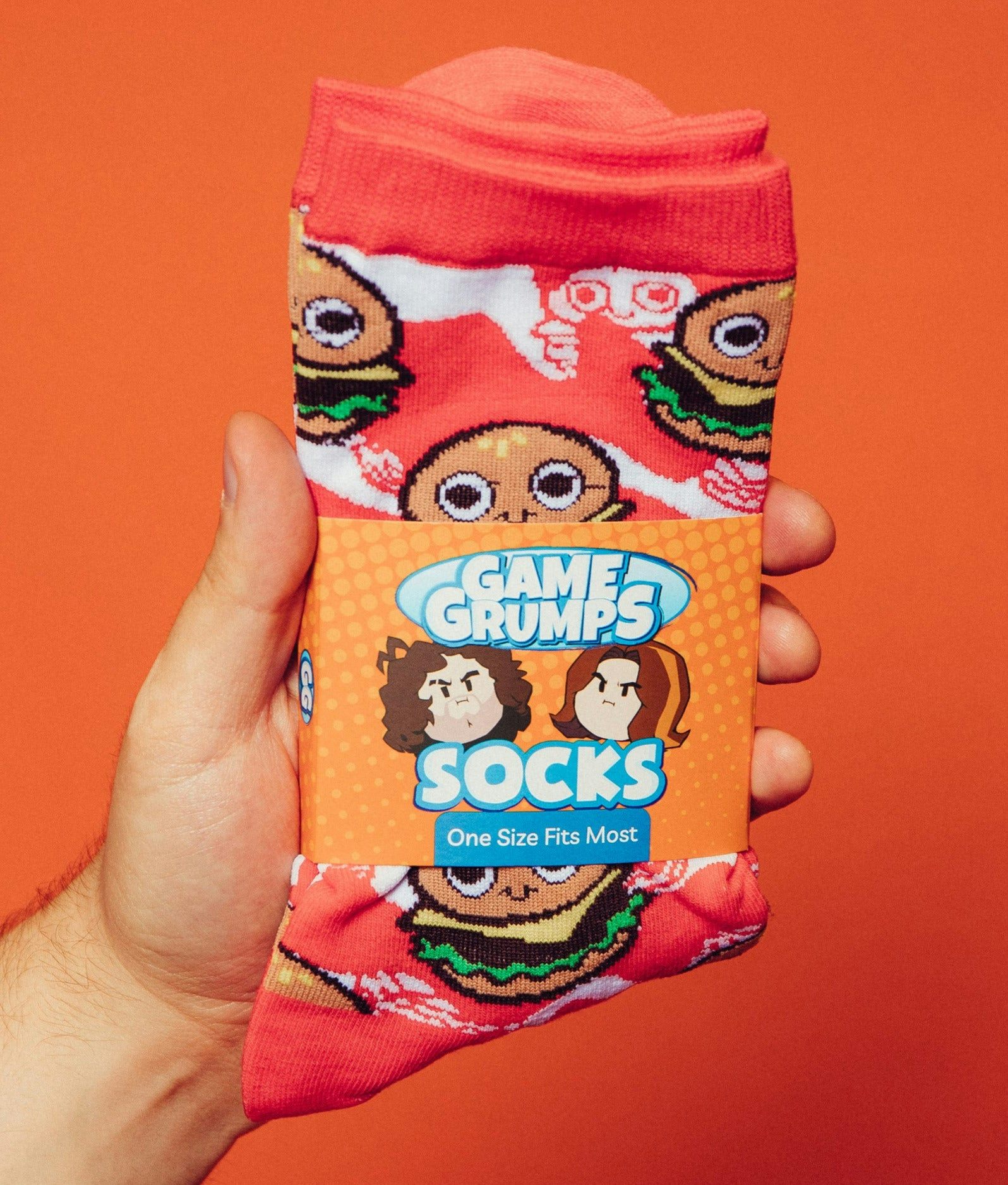 Game Grumps - Burgie Pattern Socks
